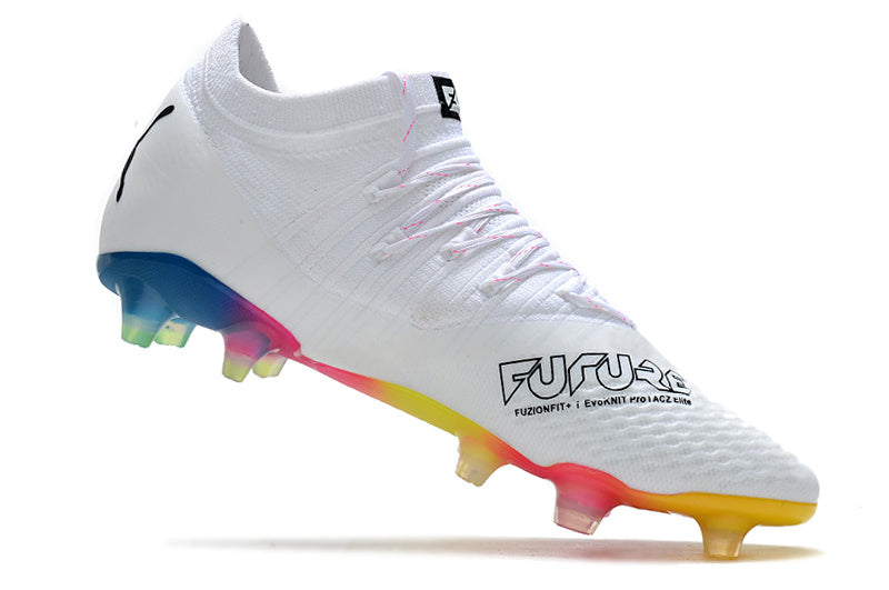 PUMA Future Z 1.3 Teaser FG AG "All White/Rainbow"