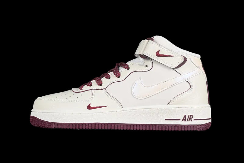 Nike Air Force 1 Mid "Sail/Crimson"
