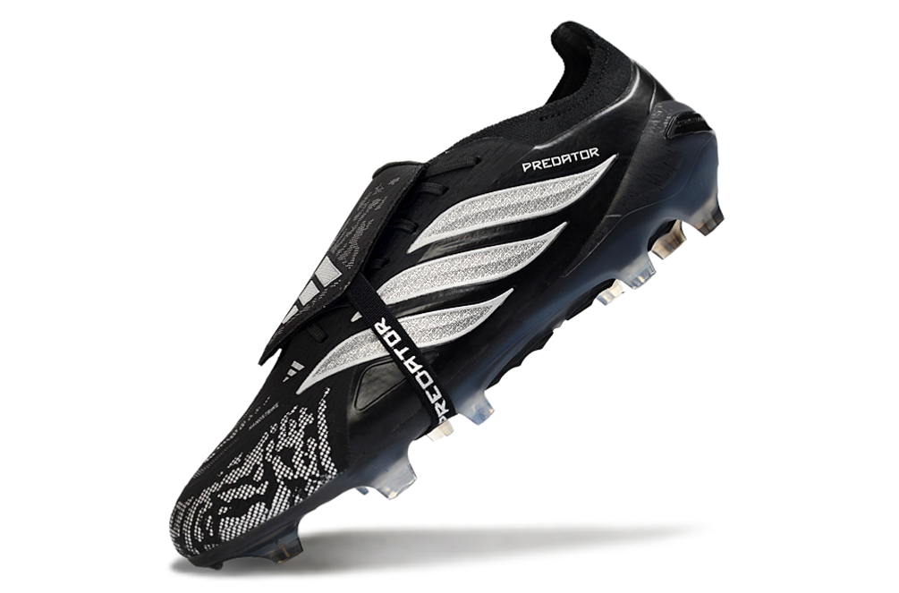 ADIDAS Predator 26 Elite Fold-over Tongue  FG  "Black Pack "