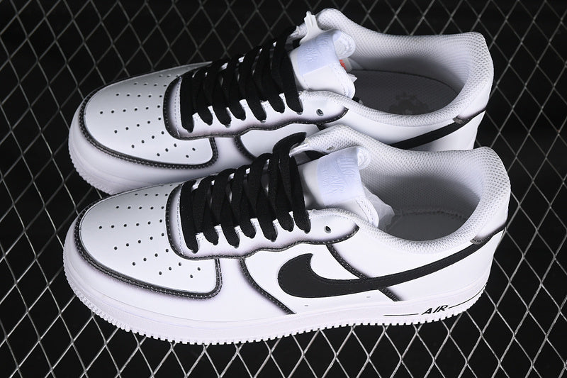 Nike Air Force 1 "White/Swoosh Black"