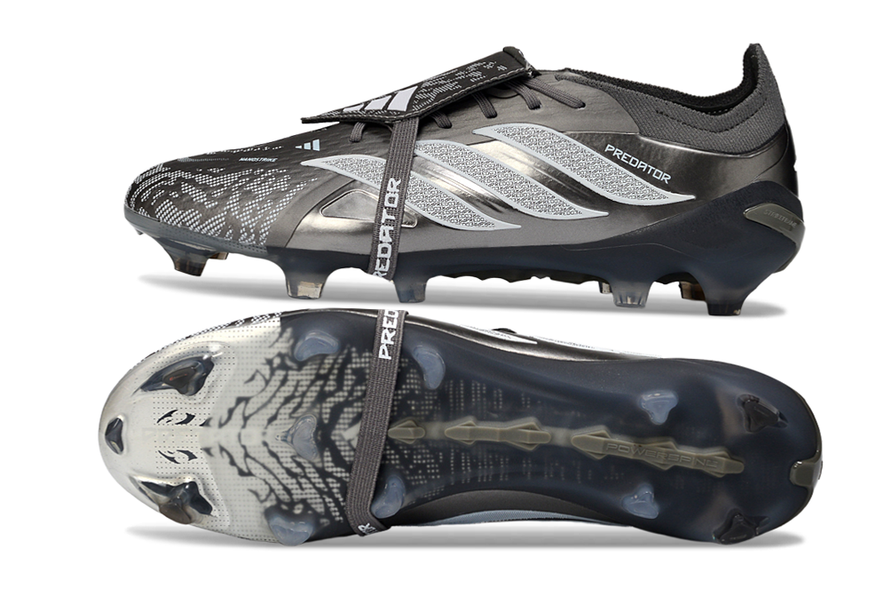 ADIDAS Predator 26 Elite Fold-over Tongue  FG  "Dark Grey"