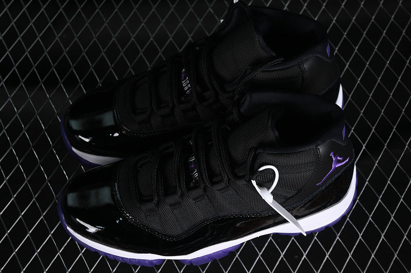 Air Jordan 11 Retro "All Black/White/Purple"