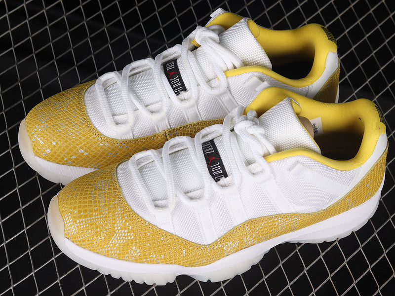 Air Jordan 11 Retro Low "Yellow Snakeskin"