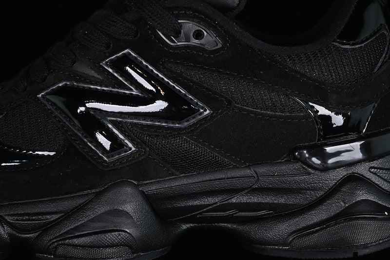 NB 9060 "Suede Patent/Triple Black"