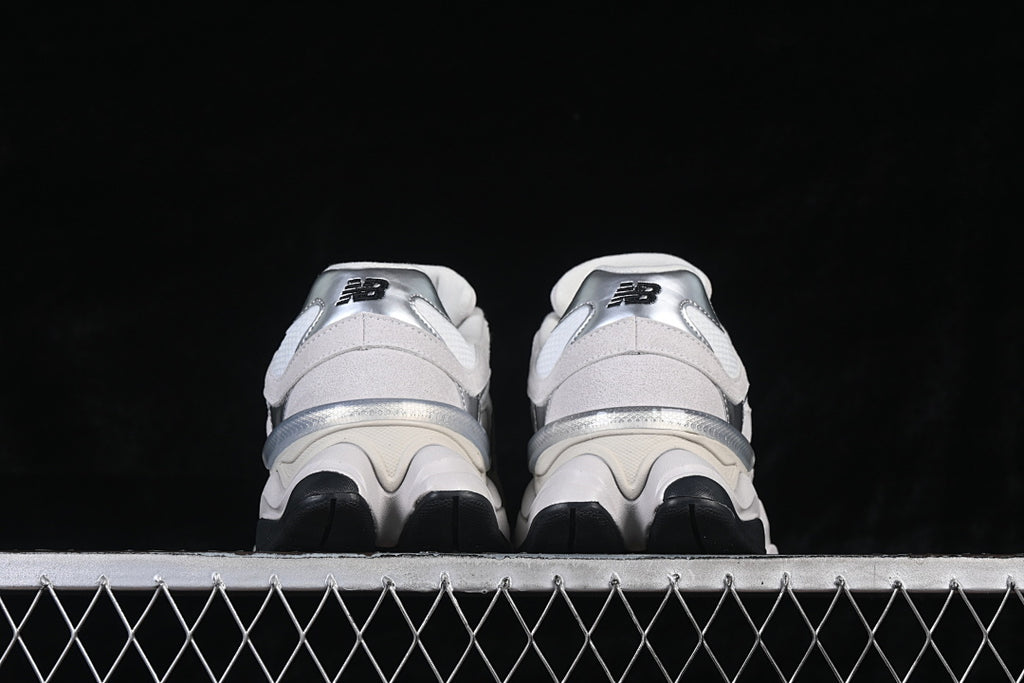 NB 9060 "White/Black/Metallic Silver"