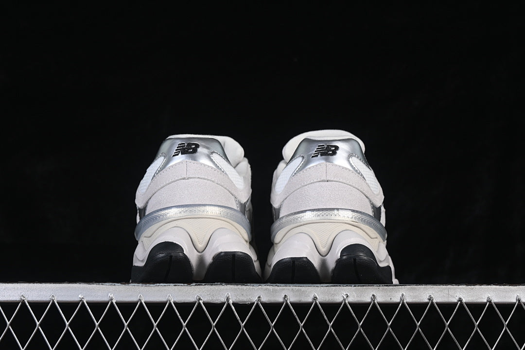 NB 9060 "White/Black/Metallic Silver"