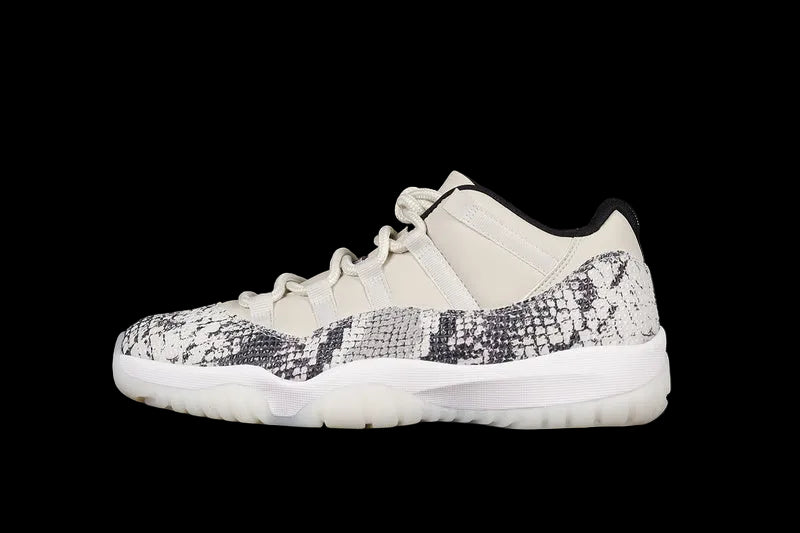Air Jordan 11 Retro Low "Light Bone Snakeskin"
