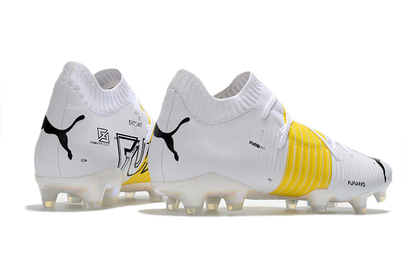 PUMA Future Z 1.2 FG AG "All White/Yellow"
