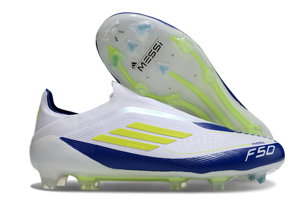 ADIDAS  F50 Elite Laceless FG "Messi Blue"