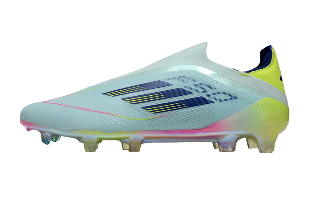 ADIDAS  F50 Elite Laceless FG "Stellar Icon Semilucid Blue"