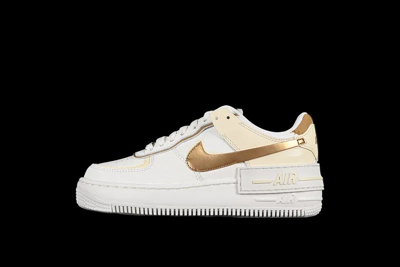 Nike Air Force 1 Shadow "White/Gold"