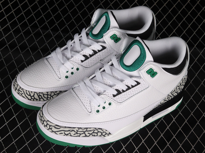 Air Jordan 3 Retro  "Oregon Ducks Pit Crew White"