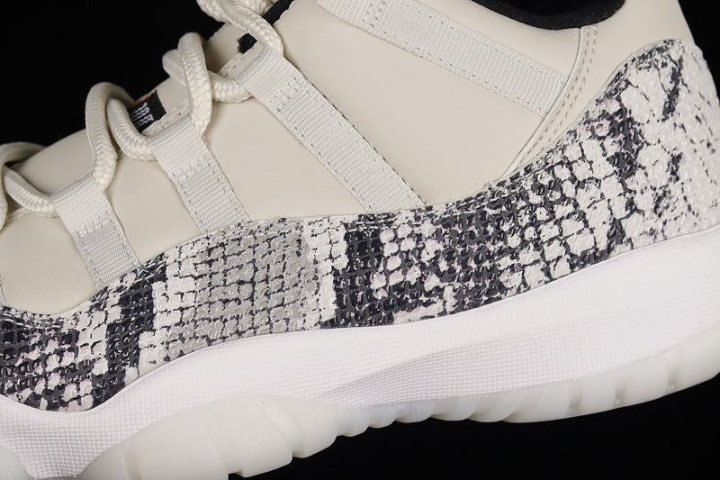 Air Jordan 11 Retro Low "Light Bone Snakeskin"