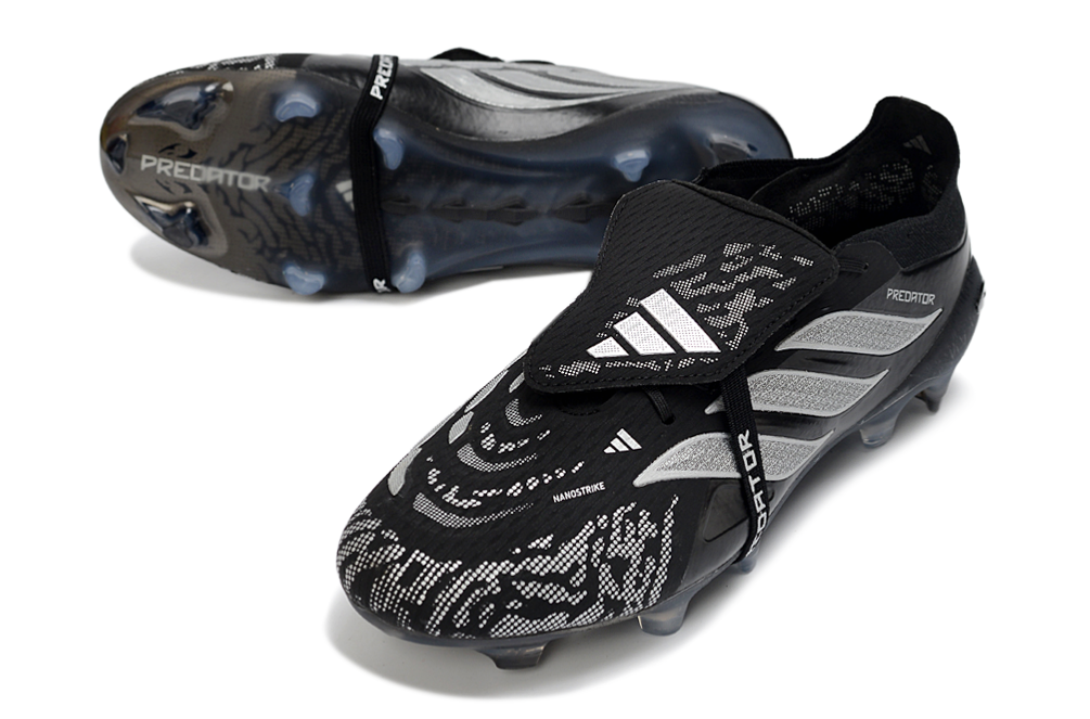ADIDAS Predator 26 Elite Fold-over Tongue  FG  "Black Pack "