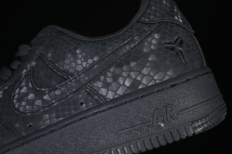 Air Force 1  X KB "Triple Black Mamba"