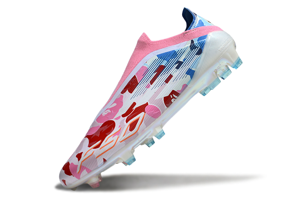 ADIDAS BAPE X Adizero F50 Laceless FG "Pink"