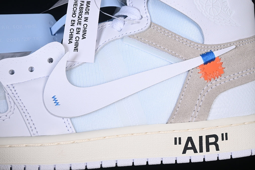 Air Jordan 1 Retro High X Off-White  "Alaska"