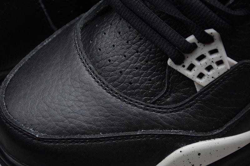 Air Jordan 4 Retro  LS "Black Oreo"