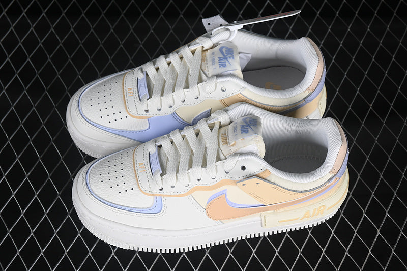 Nike Air Force 1 Shadow "White/Light Blue/Cream"