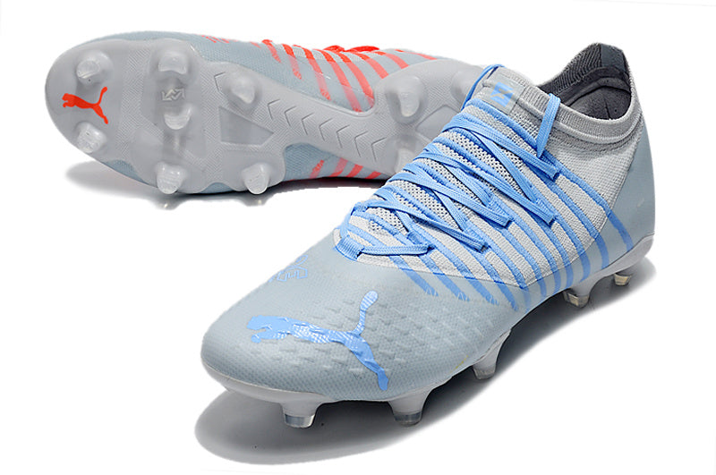 PUMA Future Z 1.3 Teaser FG AG "Metallic Silver/Castlerock/Sunset Glow"