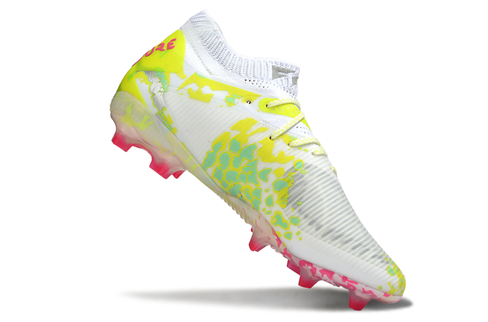 Puma Future 8 Ultimate FG "White/Pink/Glow Yellow"