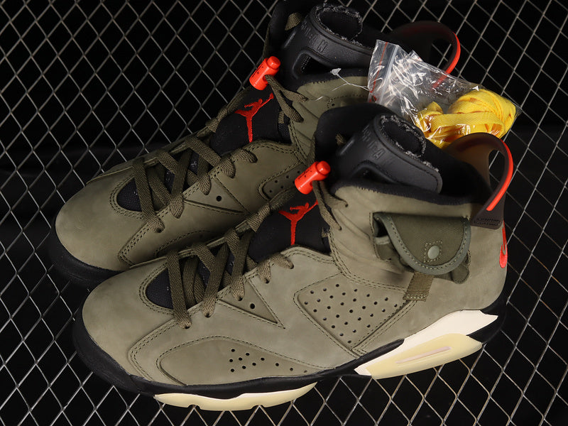 Air Jordan 6 Retro X Travis Scott "Olive"