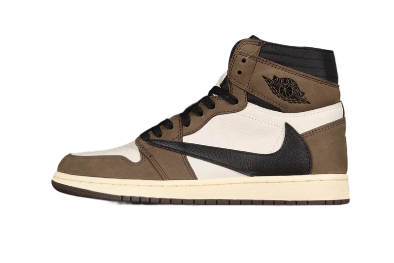 Air Jordan 1 Retro High OG X Travis Scott "Sail Mocha"