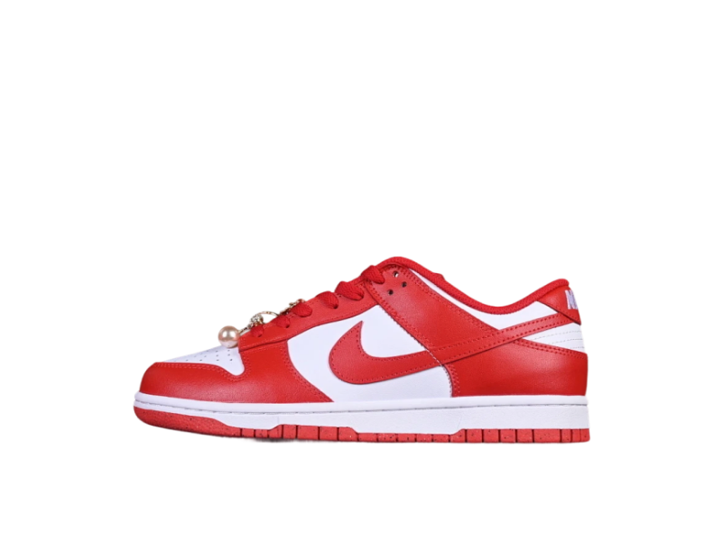 Nike SB Dunk Low "White Red Pearls"