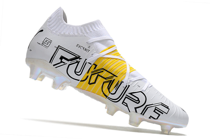 PUMA Future Z 1.2 FG AG "All White/Yellow"