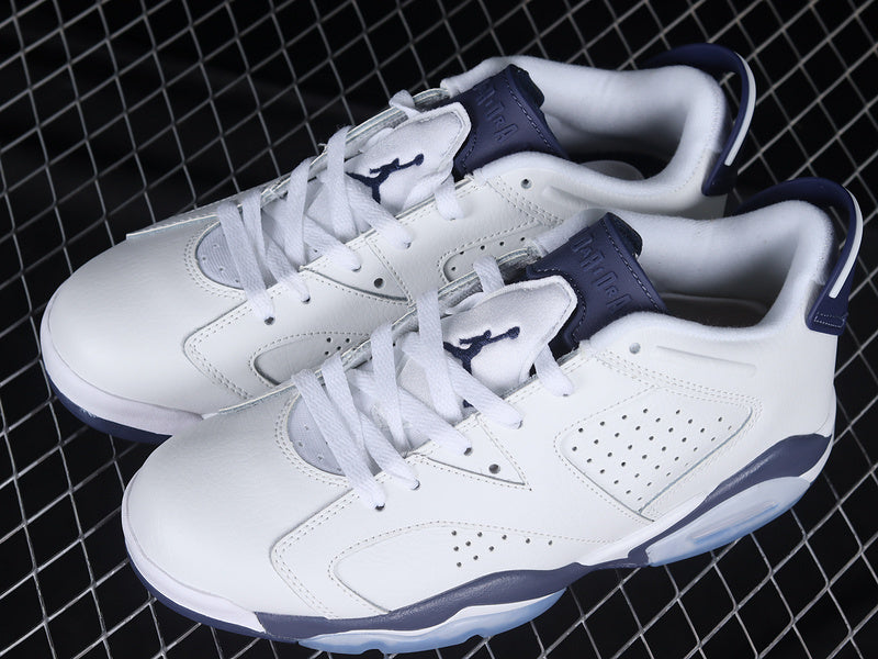 Air Jordan 6 Retro Low "White/Midnight Navy"