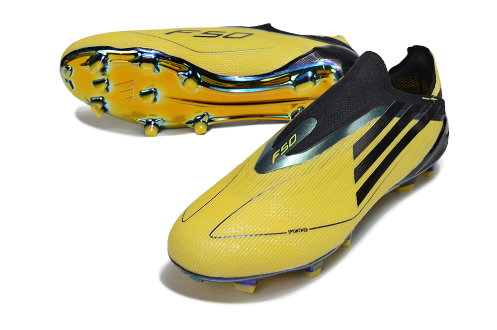 ADIDAS  F50 Elite Laceless FG "Yellow Black"