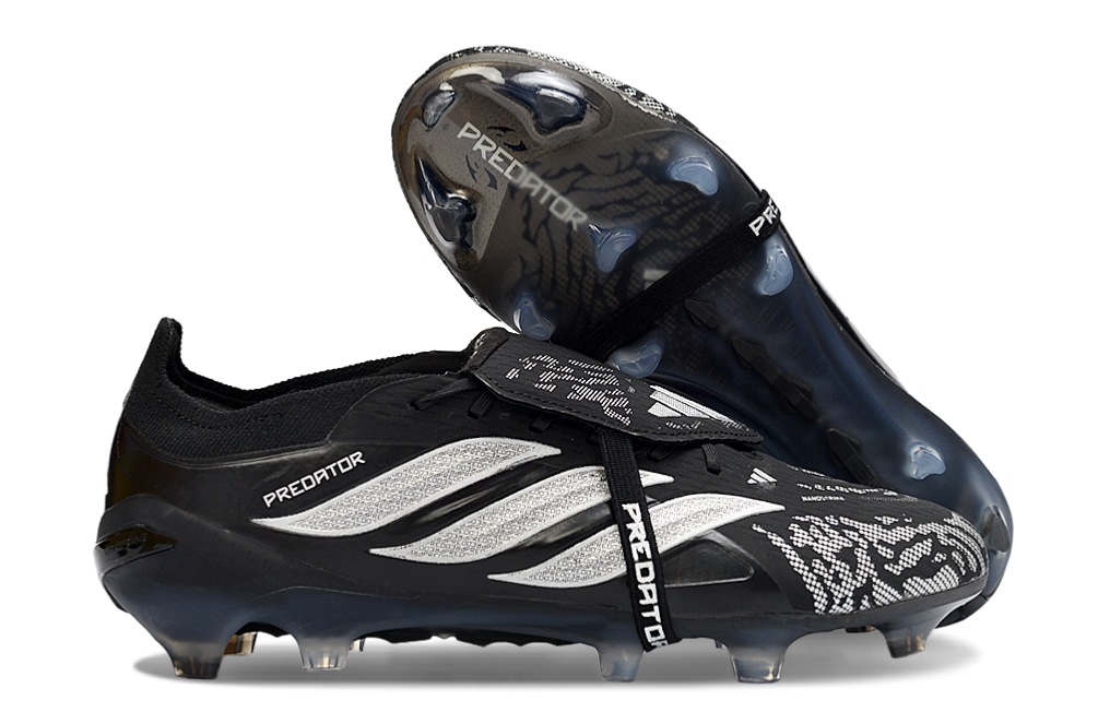 ADIDAS Predator 26 Elite Fold-over Tongue  FG  "Black Pack "