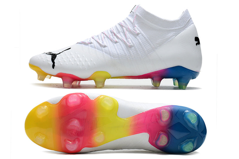 PUMA Future Z 1.3 Teaser FG AG "All White/Rainbow"