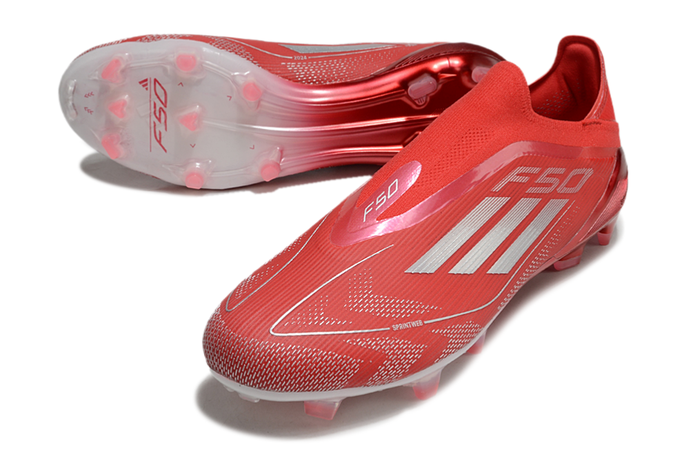 ADIDAS  F50 Elite Laceless FG "Red"