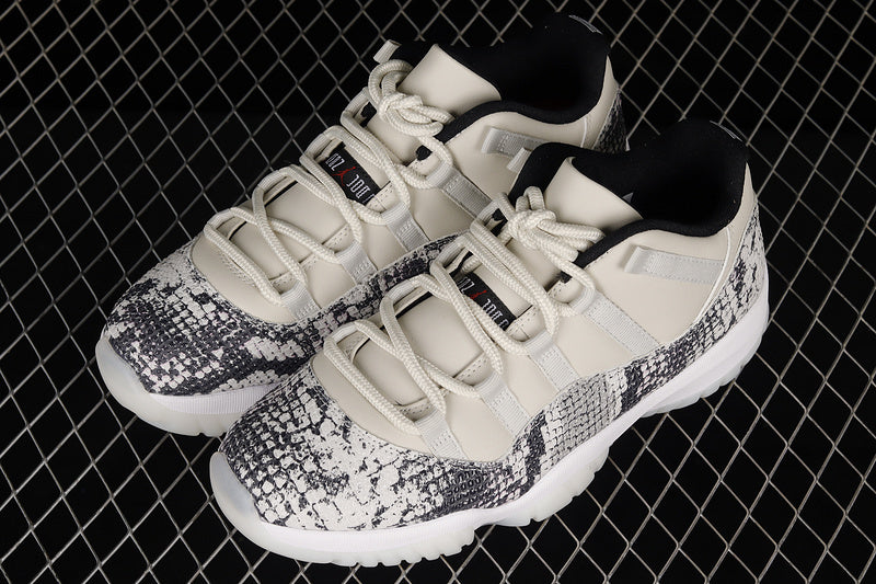 Air Jordan 11 Retro Low "Light Bone Snakeskin"