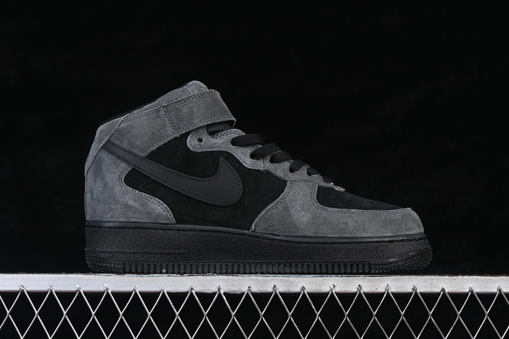 Nike Air Force 1 Mid "Black/Grey"