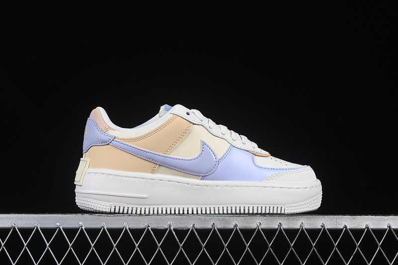 Nike Air Force 1 Shadow "White/Light Blue/Cream"