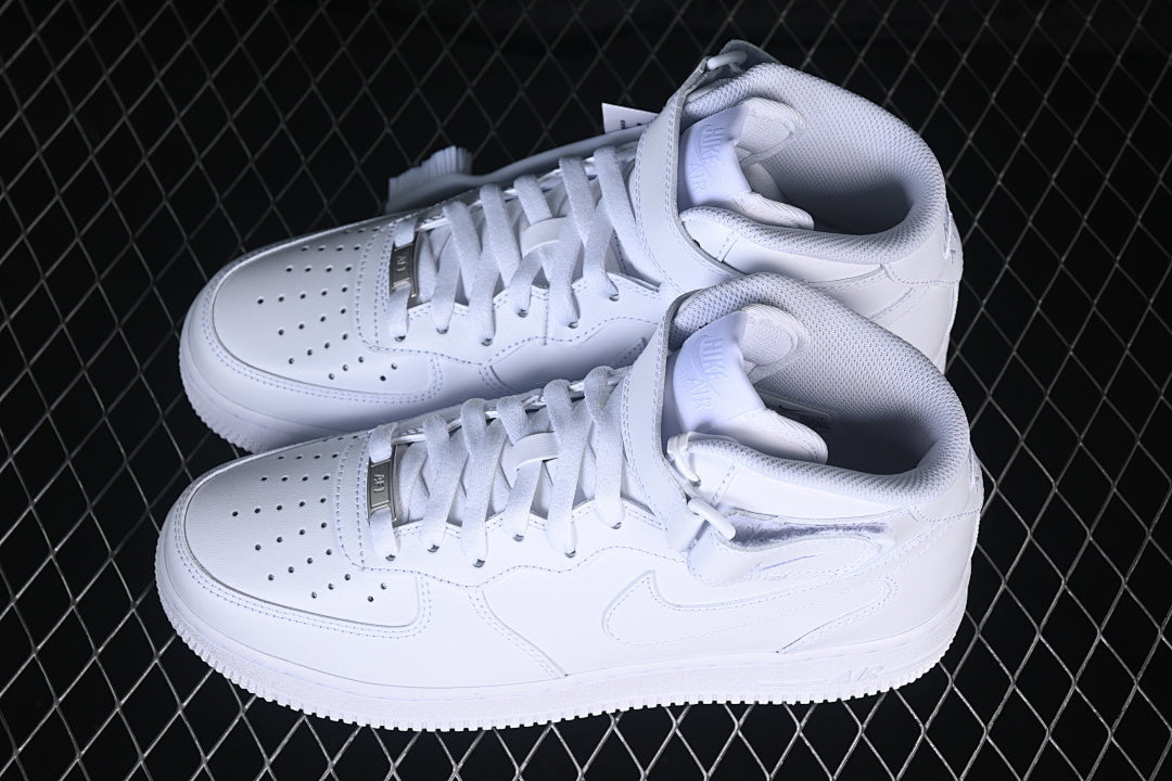 Nike Air Force 1 Mid "All White"