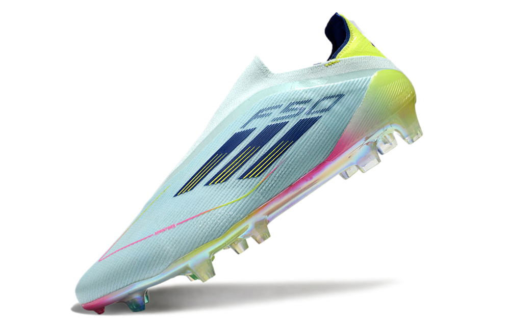 ADIDAS  F50 Elite Laceless FG "Stellar Icon Semilucid Blue"