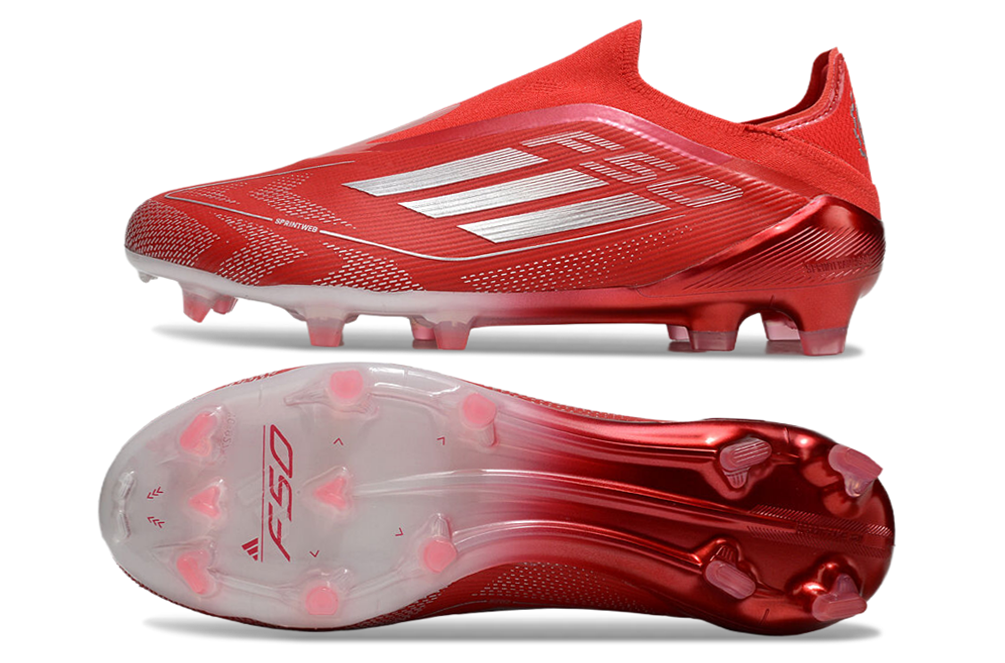 ADIDAS  F50 Elite Laceless FG "Red"