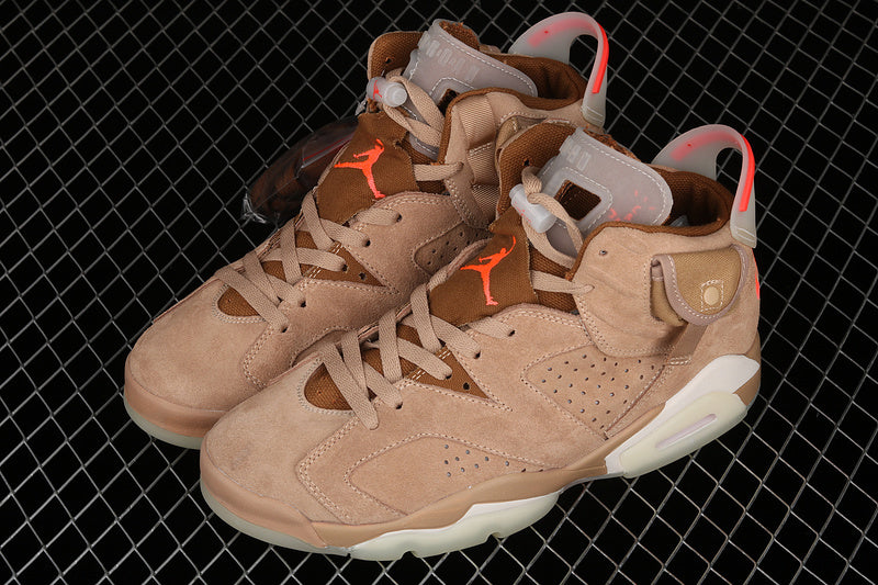 Air Jordan 6 Retro X Travis Scott "British Khaki"