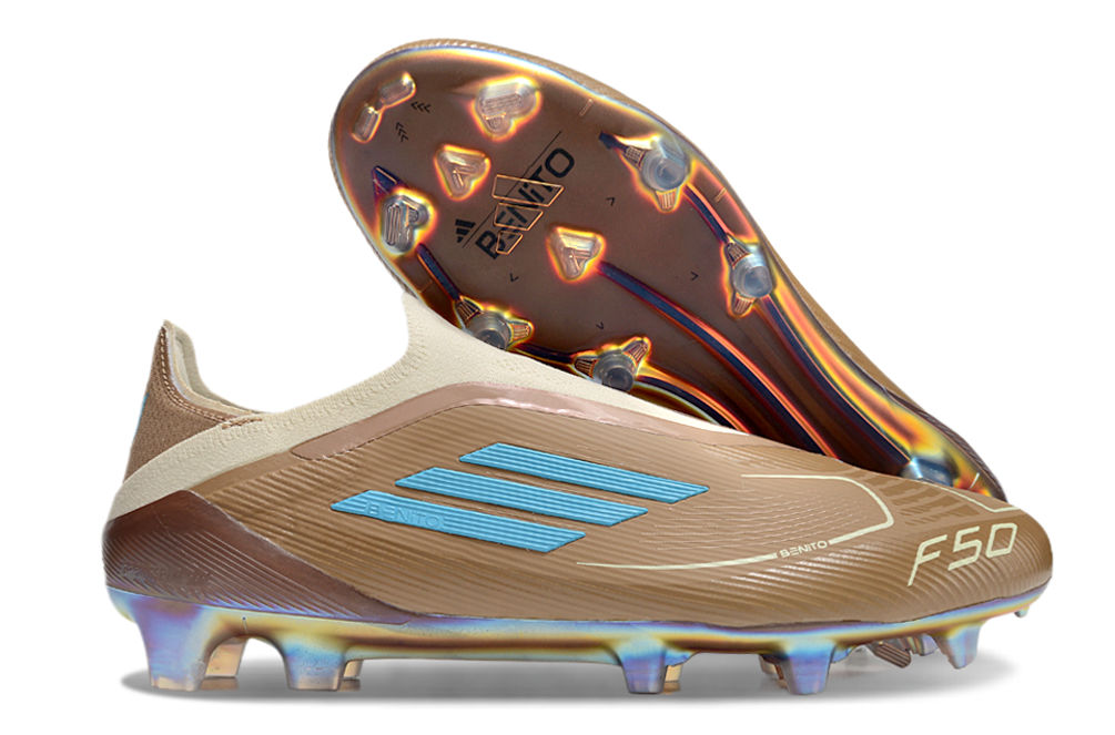 ADIDAS x Bad Bunny x Lionel Messi  F50 Elite Laceless FG "Cardboard Cream White"