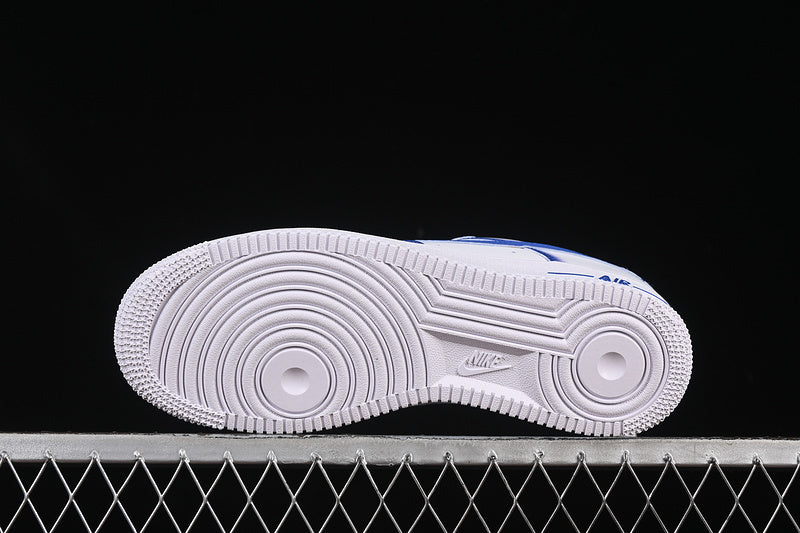 Nike Air Force 1 "White/Swoosh Blue"