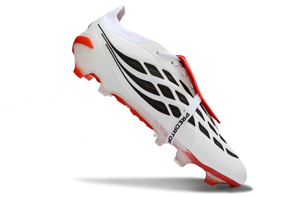 ADIDAS Predator 26 Elite Fold-over Tongue  FG  "White/Red"