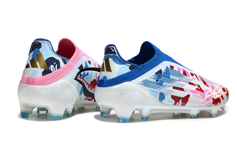 ADIDAS BAPE X Adizero F50 Laceless FG "Pink"