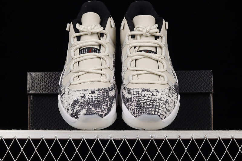 Air Jordan 11 Retro Low "Light Bone Snakeskin"