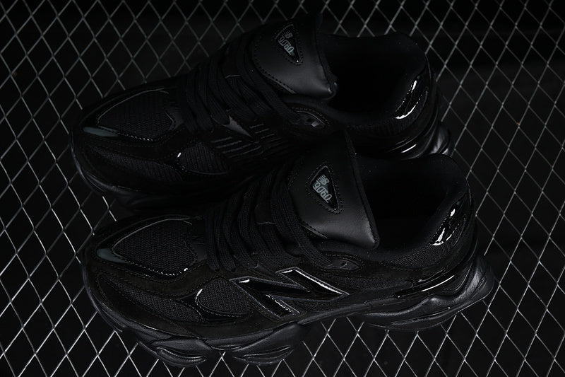 NB 9060 "Suede Patent/Triple Black"