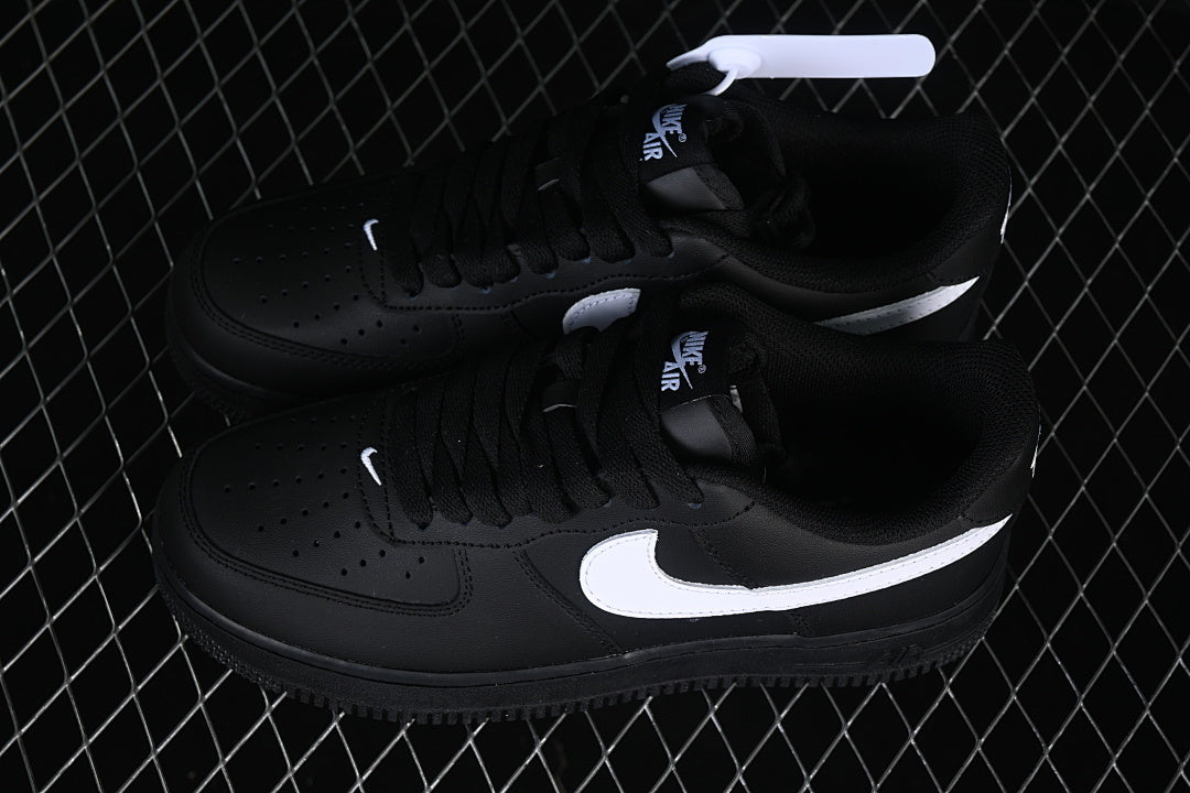 Nike Air Force 1  "All Black & White"