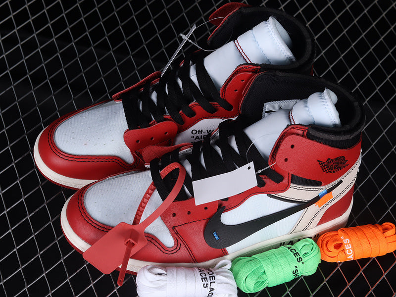 Air Jordan 1 Retro High X Off-White  "Red"