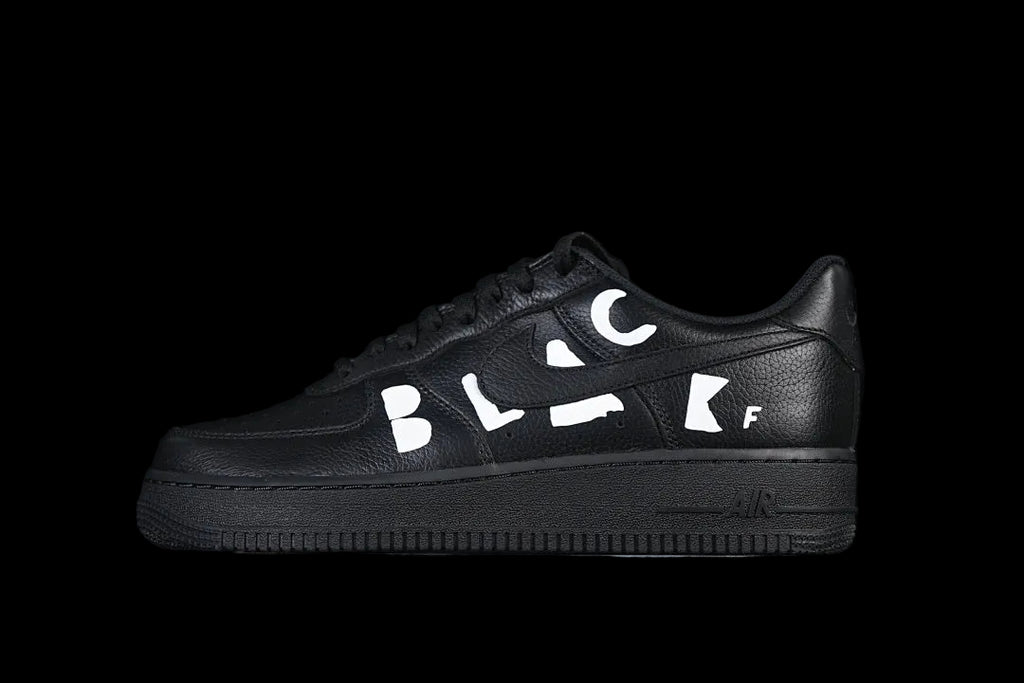 Nike Air Force 1 X Comme Des Garçons "All Black"